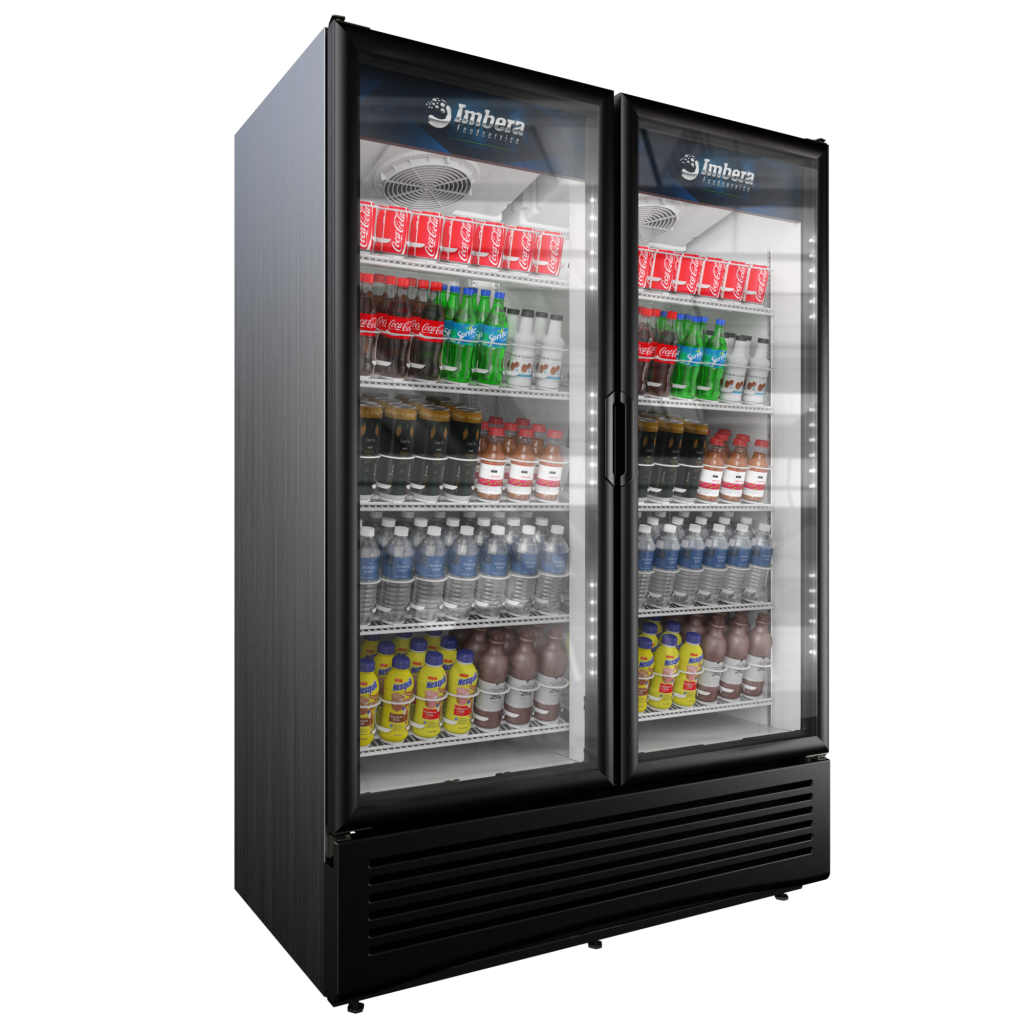 Imbera VRD-43 Double Door Cooler - A&M Vending Machine Sales